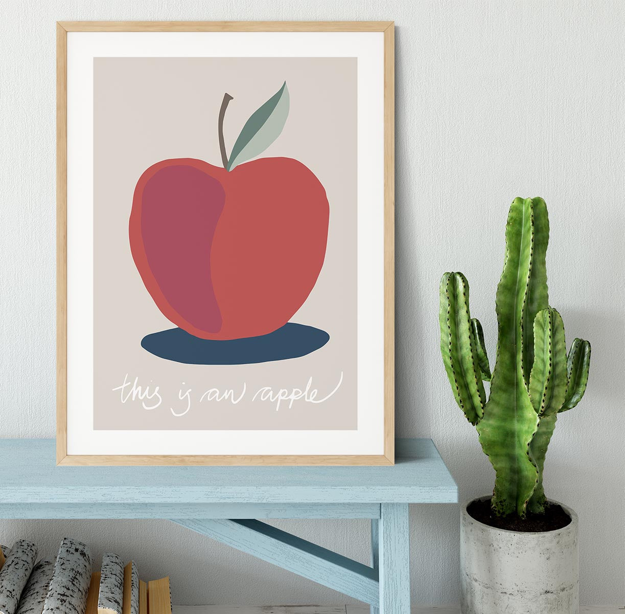 This is an Apple Framed Print - Canvas Art Rocks - 3