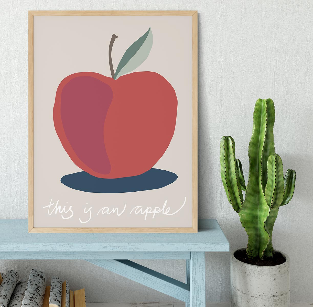 This is an Apple Framed Print - Canvas Art Rocks - 4