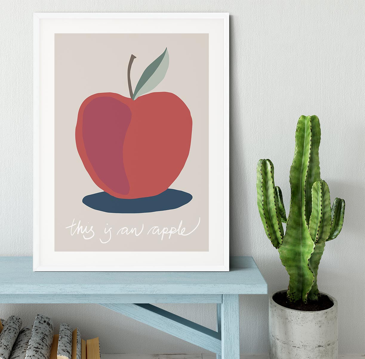 This is an Apple Framed Print - Canvas Art Rocks - 5