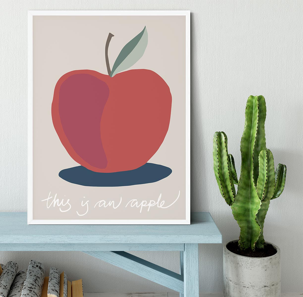 This is an Apple Framed Print - Canvas Art Rocks -6