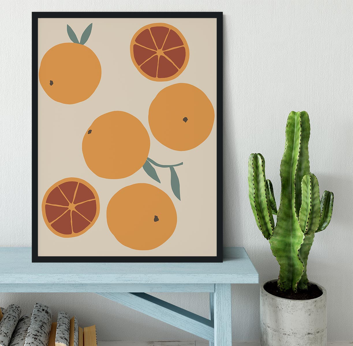 Blood Orange Framed Print - Canvas Art Rocks - 2