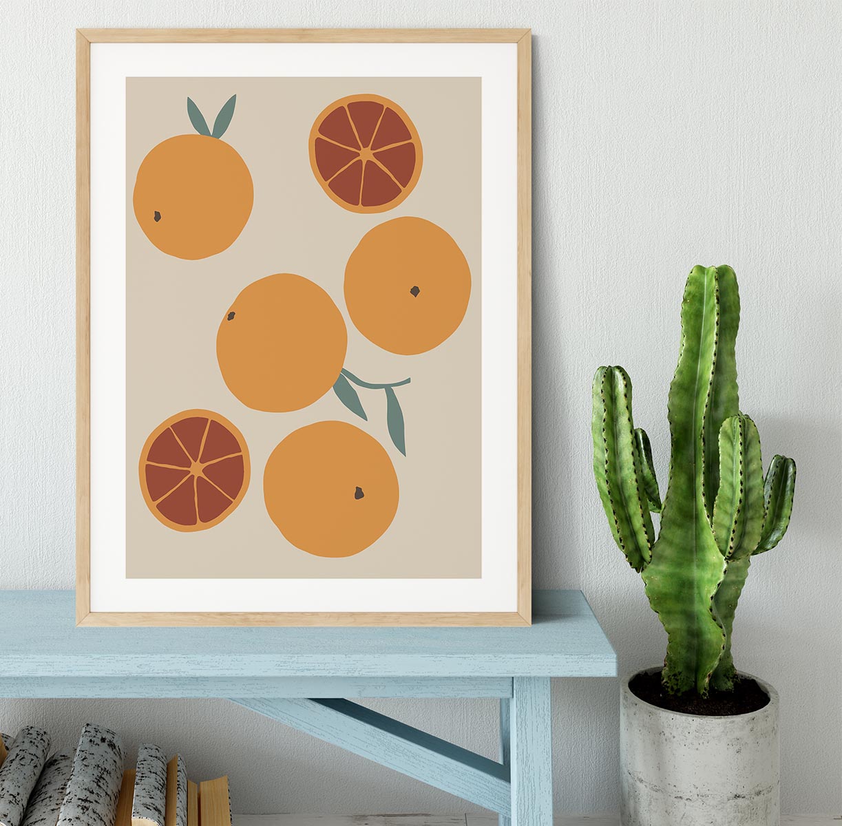 Blood Orange Framed Print - Canvas Art Rocks - 3