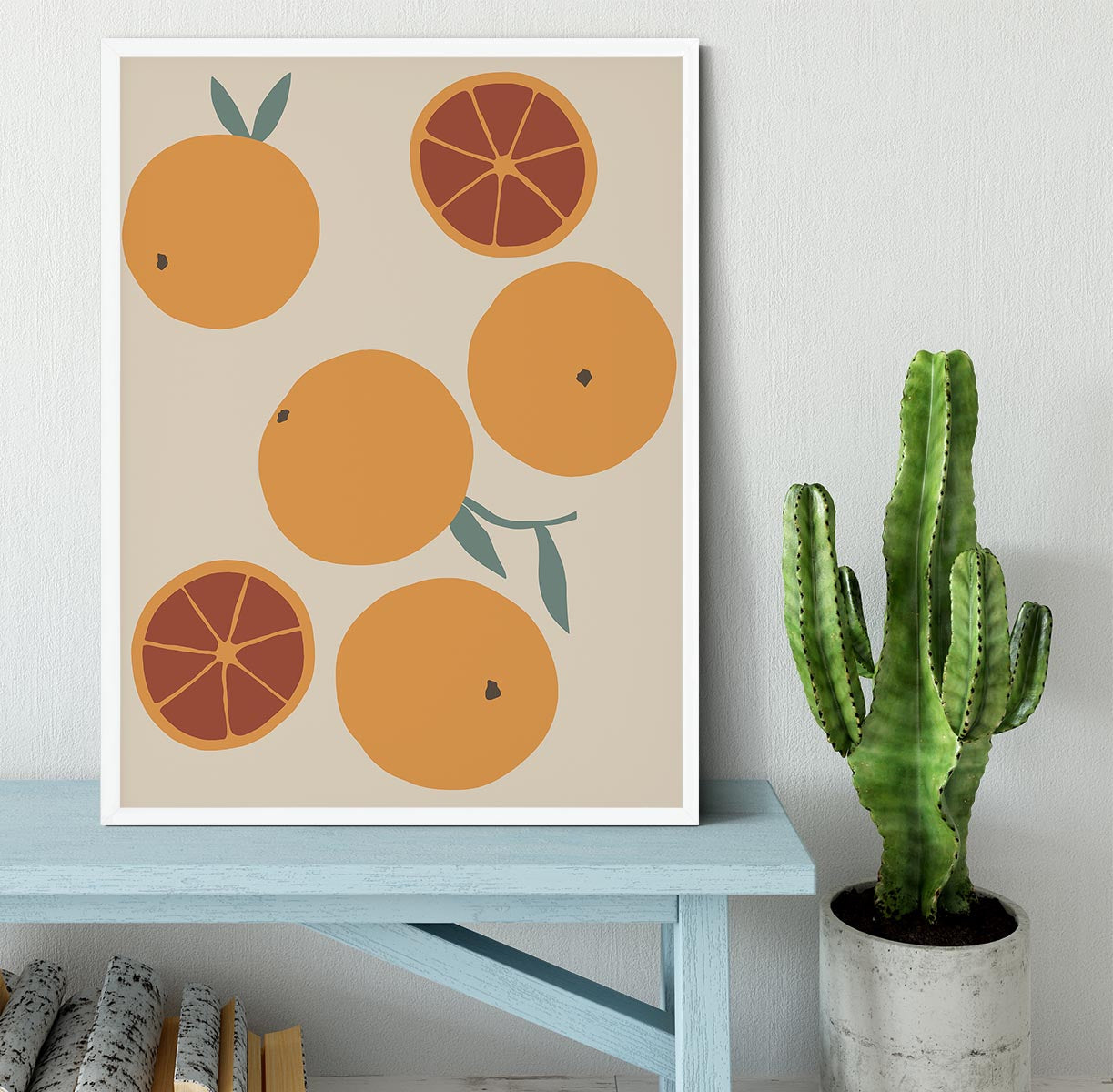 Blood Orange Framed Print - Canvas Art Rocks -6