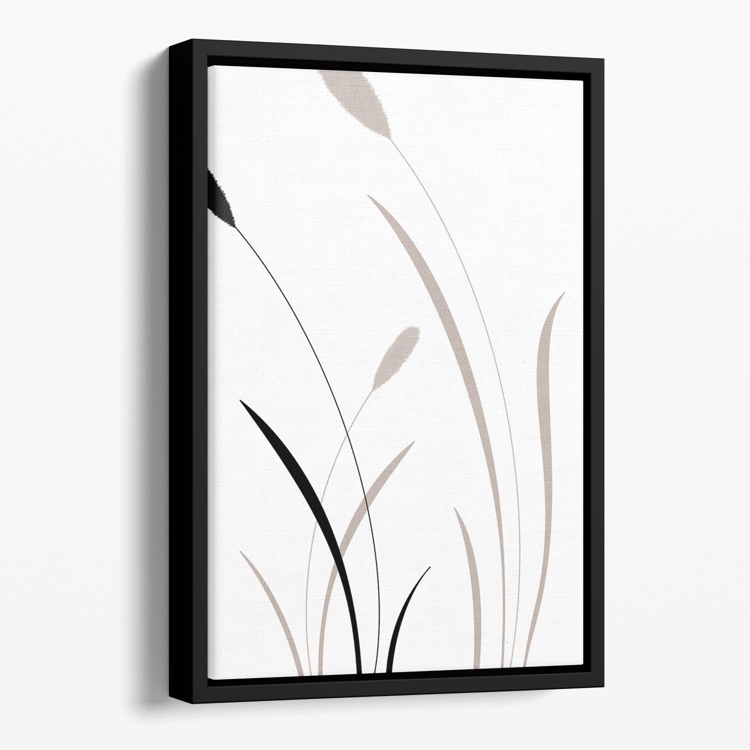 Bunny Grass 02 Floating Framed Canvas - Canvas Art Rocks - 1