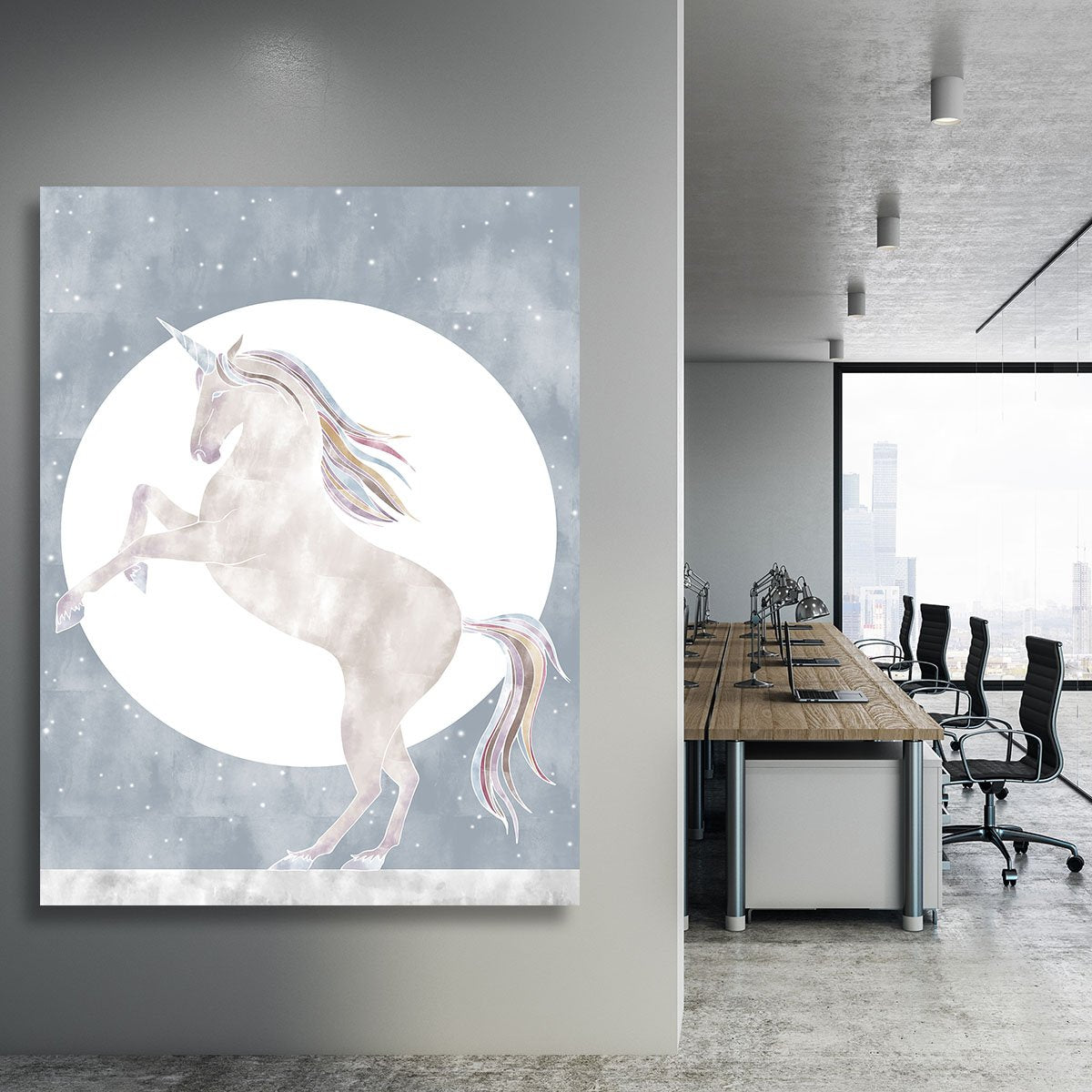 Rising Unicorn Canvas Print or Poster - Canvas Art Rocks - 3