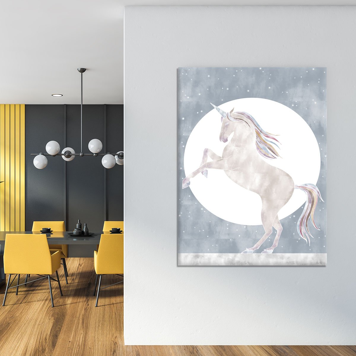 Rising Unicorn Canvas Print or Poster - Canvas Art Rocks - 4