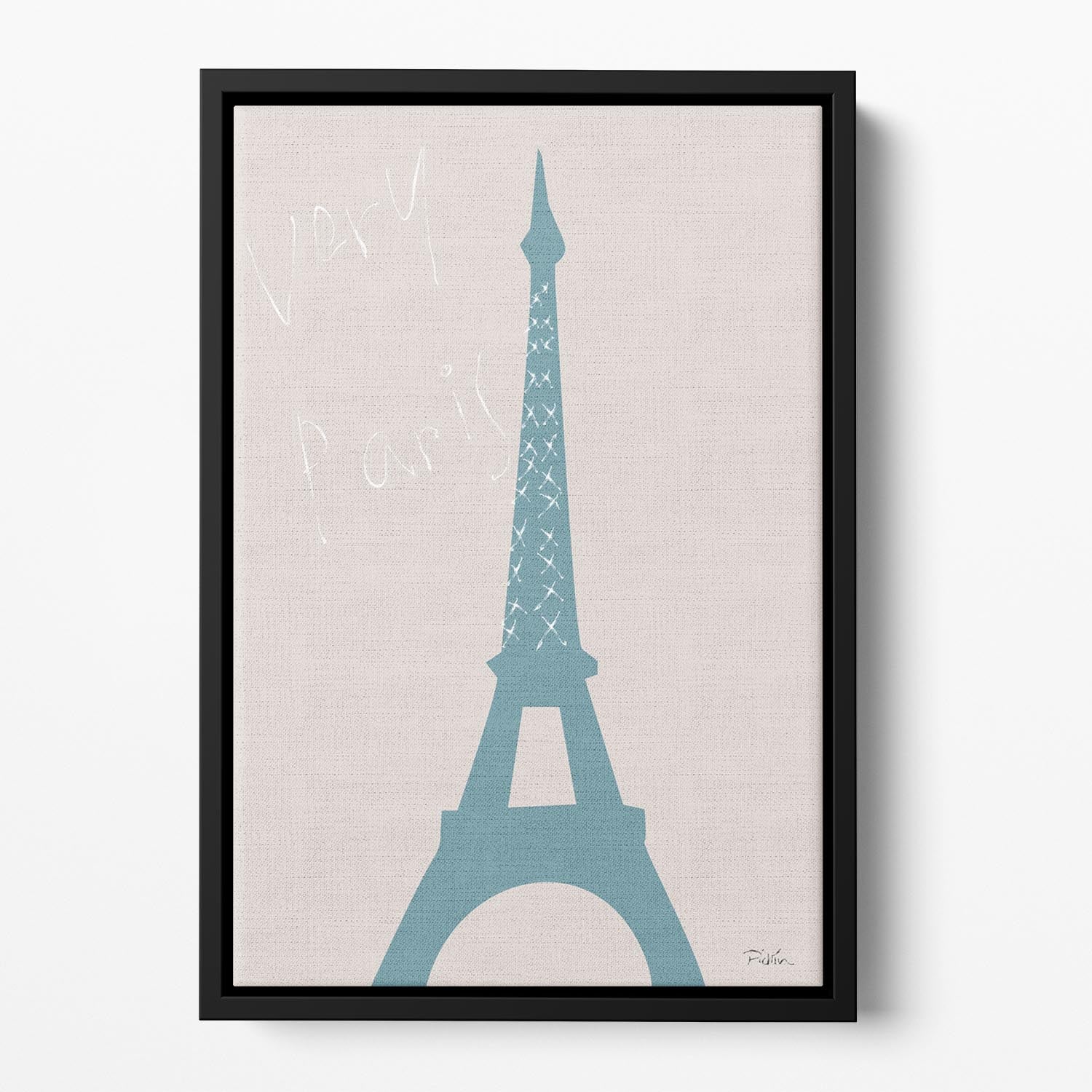 Very Paris Floating Framed Canvas - Canvas Art Rocks - 2