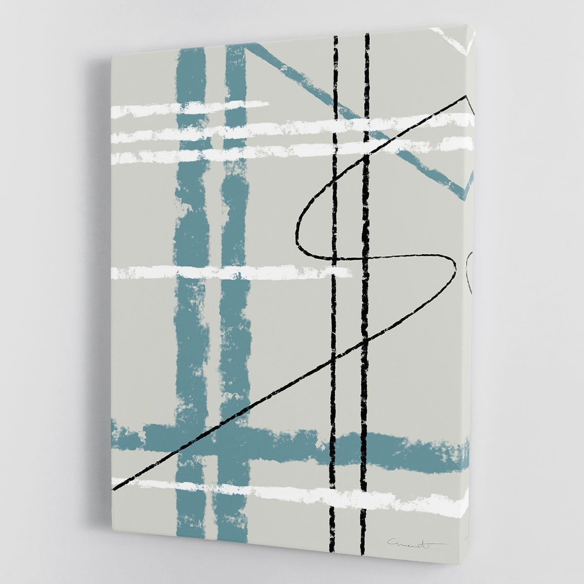 Messy Lines Canvas Print or Poster - Canvas Art Rocks - 1