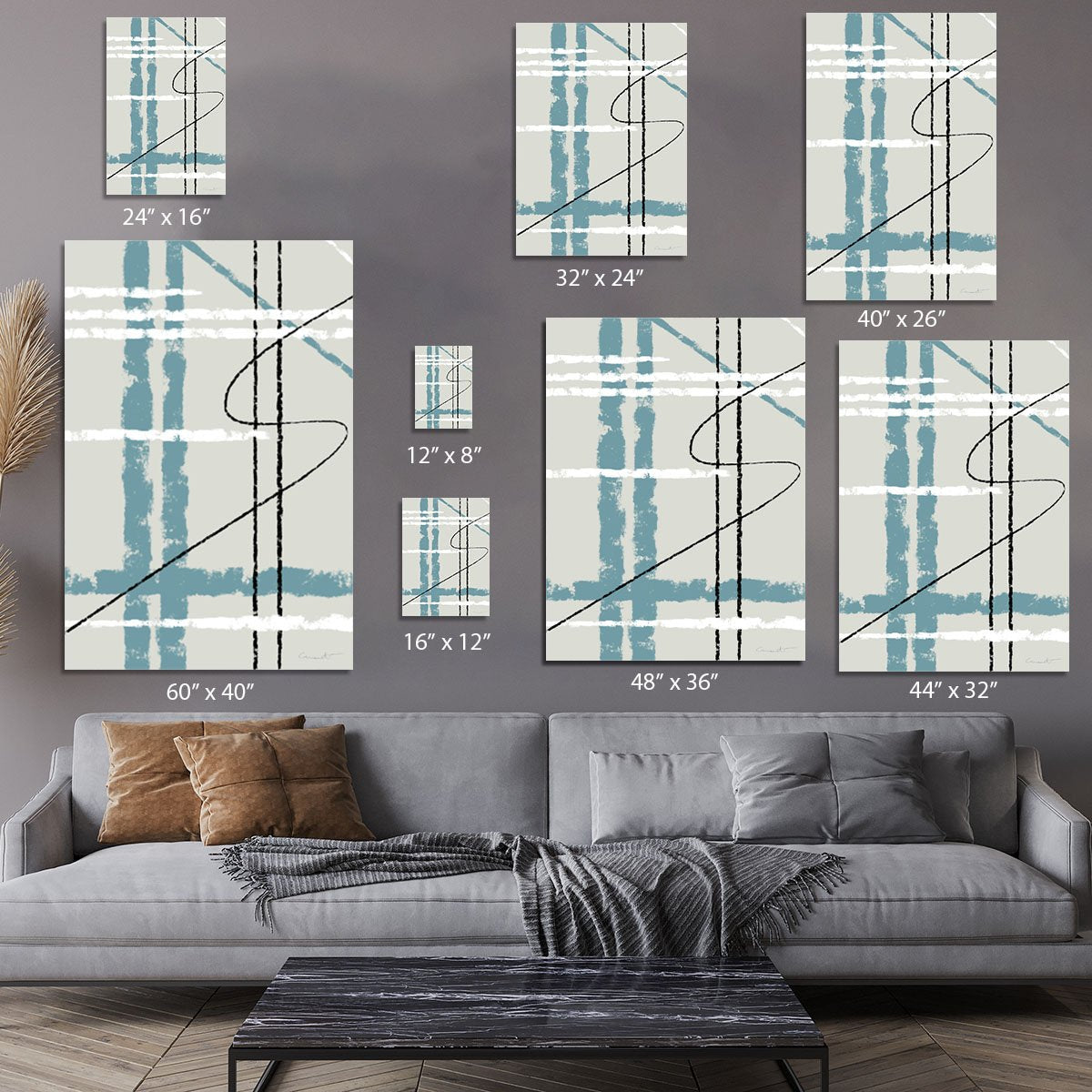 Messy Lines Canvas Print or Poster - Canvas Art Rocks - 7