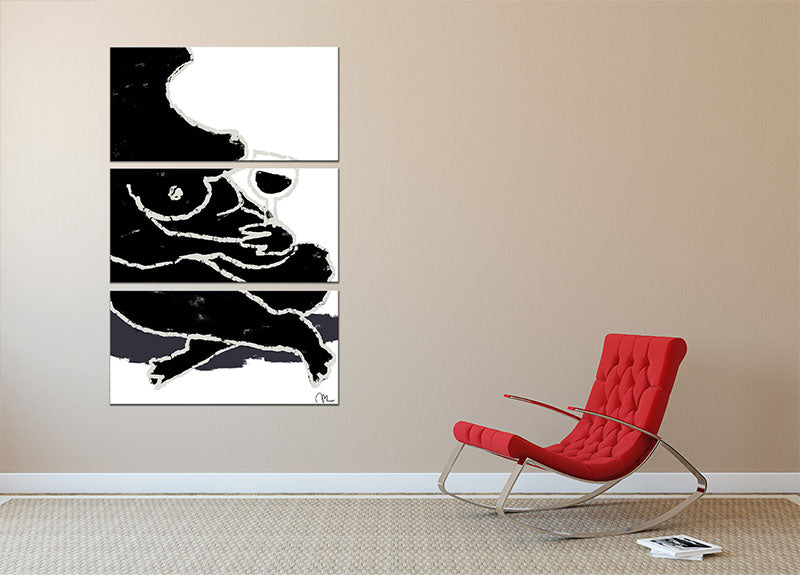 A Break 3 Split Panel Canvas Print - Canvas Art Rocks - 2