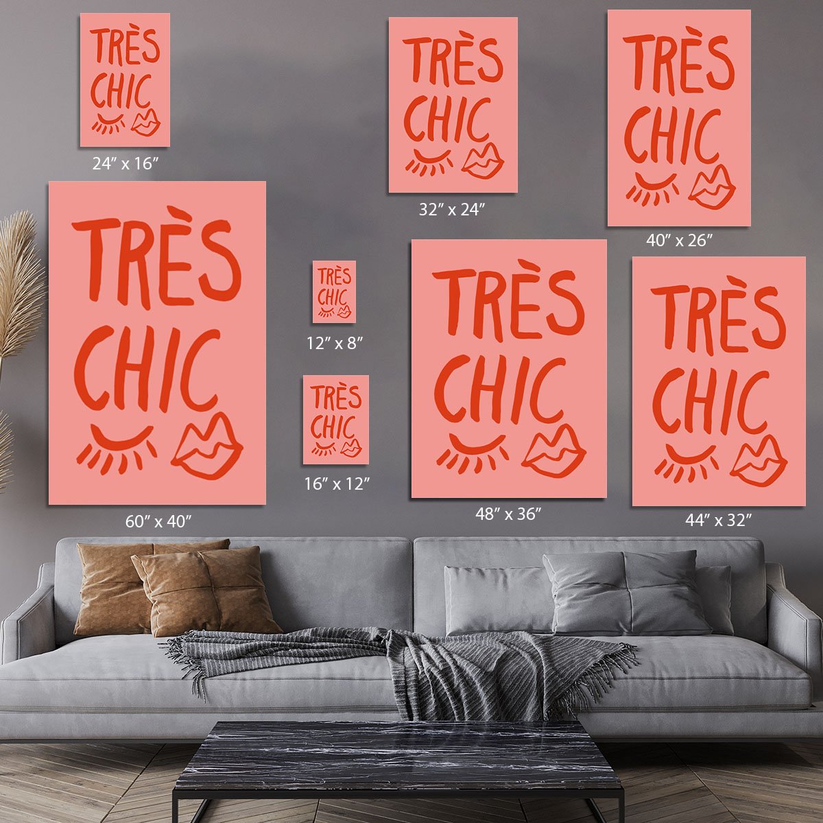 TrAus Chic Pink Canvas Print or Poster - Canvas Art Rocks - 7