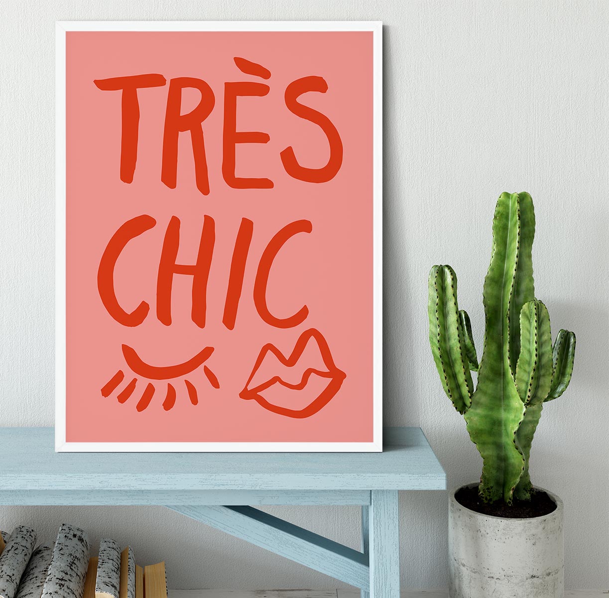 TrAus Chic Pink Framed Print - Canvas Art Rocks -6