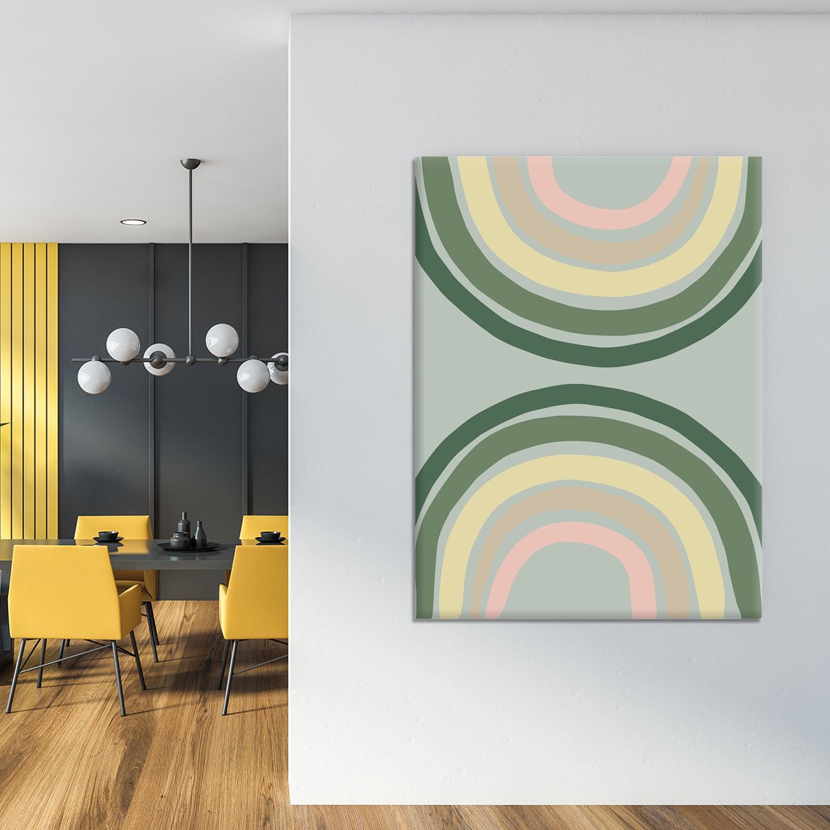 Double Rainbow Green Canvas Print or Poster - Canvas Art Rocks - 4