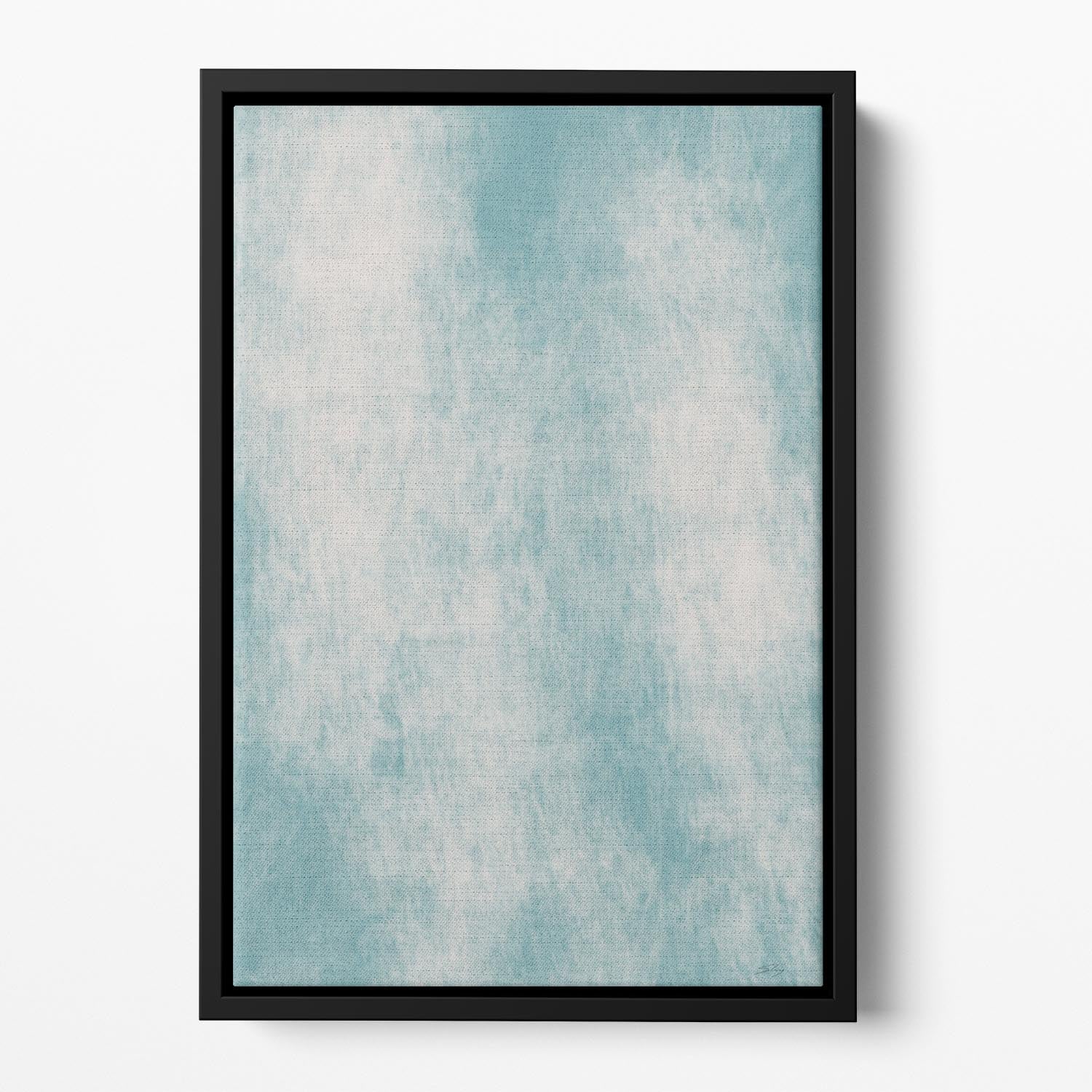 Abstract Sea Floating Framed Canvas - Canvas Art Rocks - 2