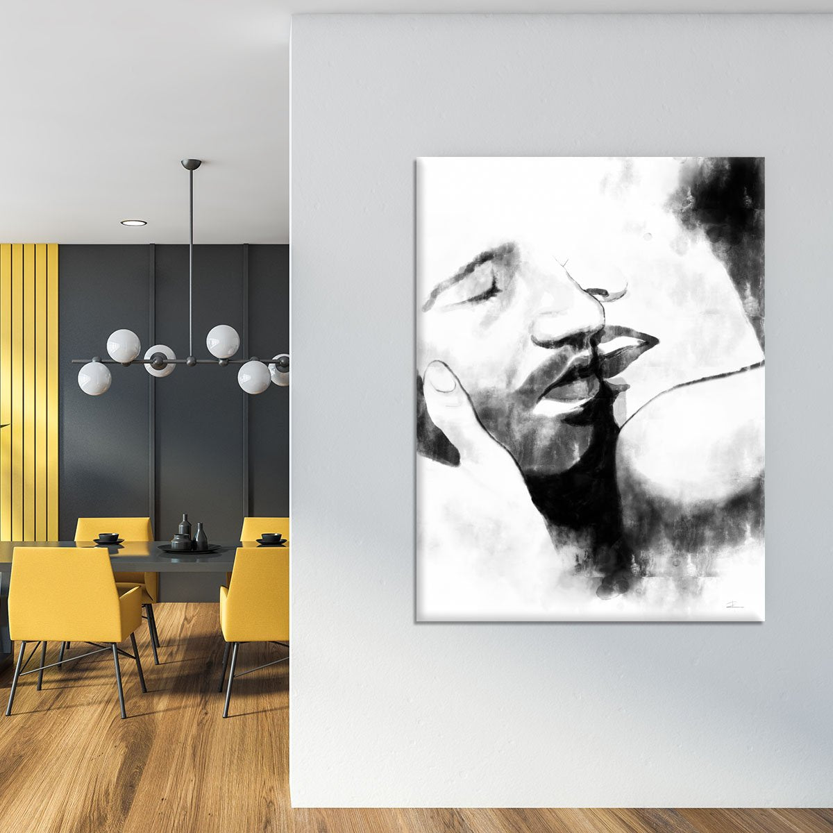 Kiss Close Canvas Print or Poster - Canvas Art Rocks - 4