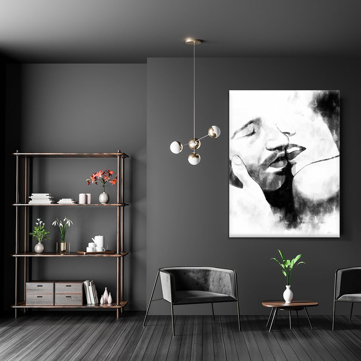 Kiss Close Canvas Print or Poster - Canvas Art Rocks - 5