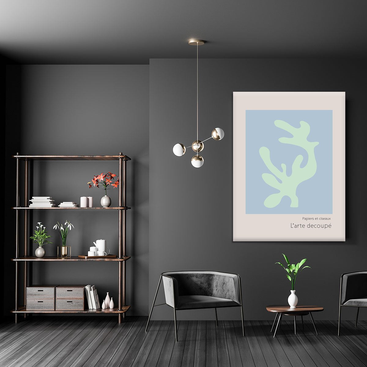 L'arte DecoupAc Canvas Print or Poster - Canvas Art Rocks - 5