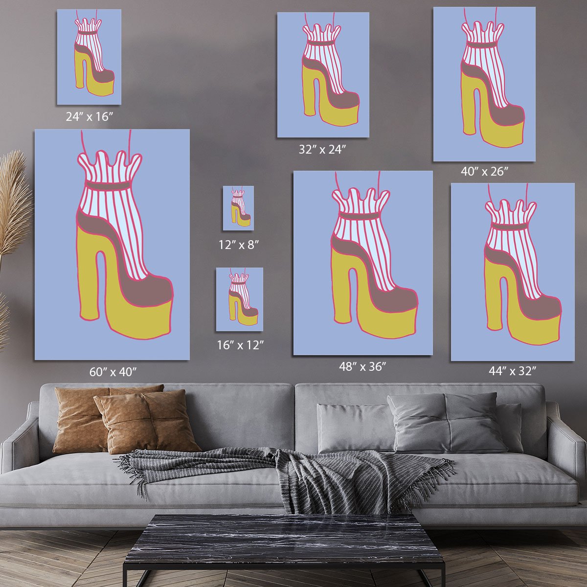 Yellow Heel 01 Canvas Print or Poster - Canvas Art Rocks - 7