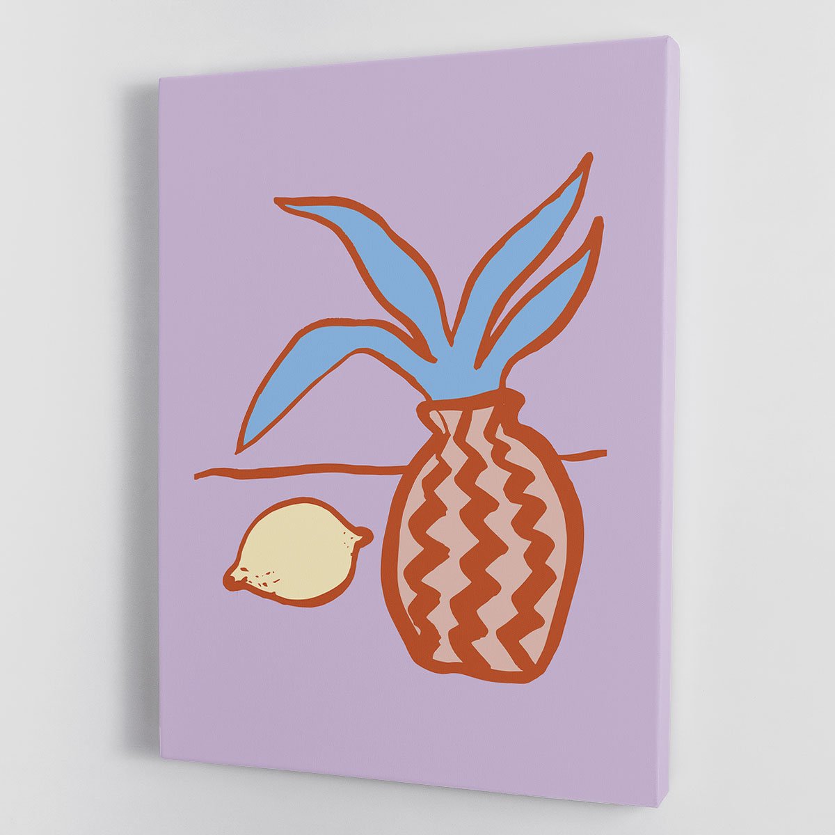 Lilac Lemon Canvas Print or Poster - Canvas Art Rocks - 1