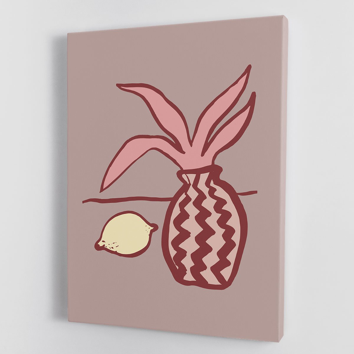 Pink Lemon Canvas Print or Poster - Canvas Art Rocks - 1