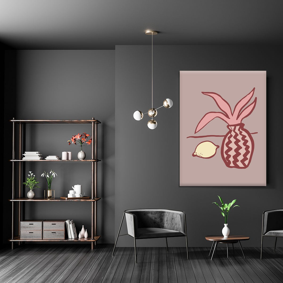 Pink Lemon Canvas Print or Poster - Canvas Art Rocks - 5