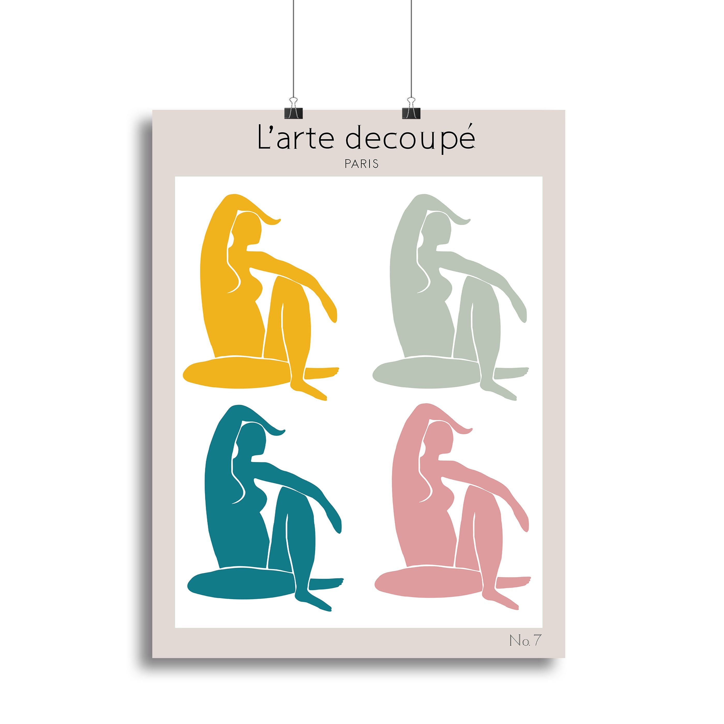 Four Figures Canvas Print or Poster - Canvas Art Rocks - 2