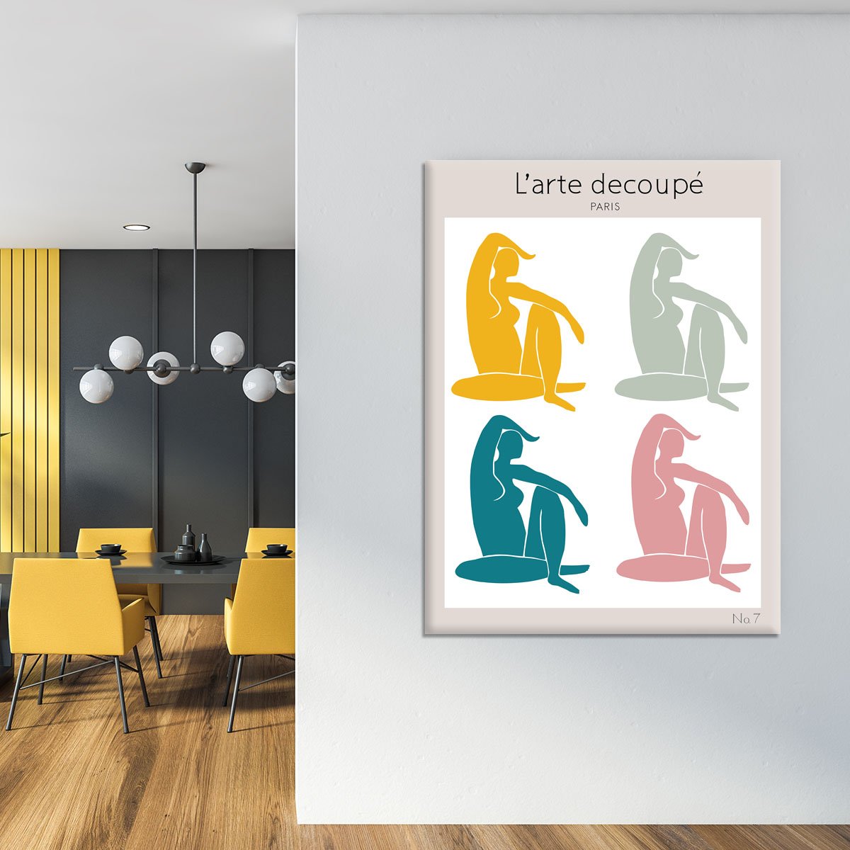 Four Figures Canvas Print or Poster - Canvas Art Rocks - 4