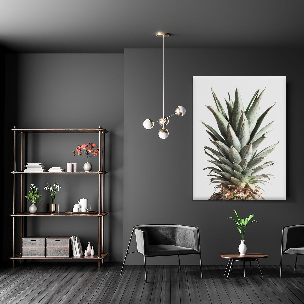 Pineapple Natural 02 Canvas Print or Poster - Canvas Art Rocks - 5