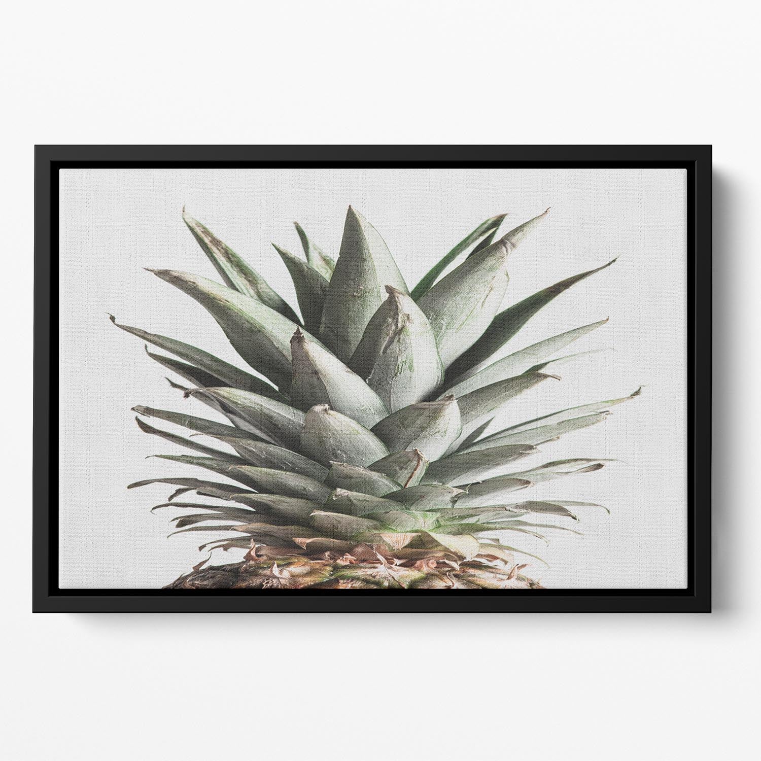 Pineapple Natural 02 Floating Framed Canvas - Canvas Art Rocks - 2