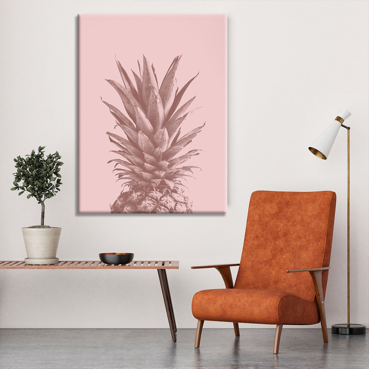 Pinapple Pink 05 Canvas Print or Poster - Canvas Art Rocks - 6