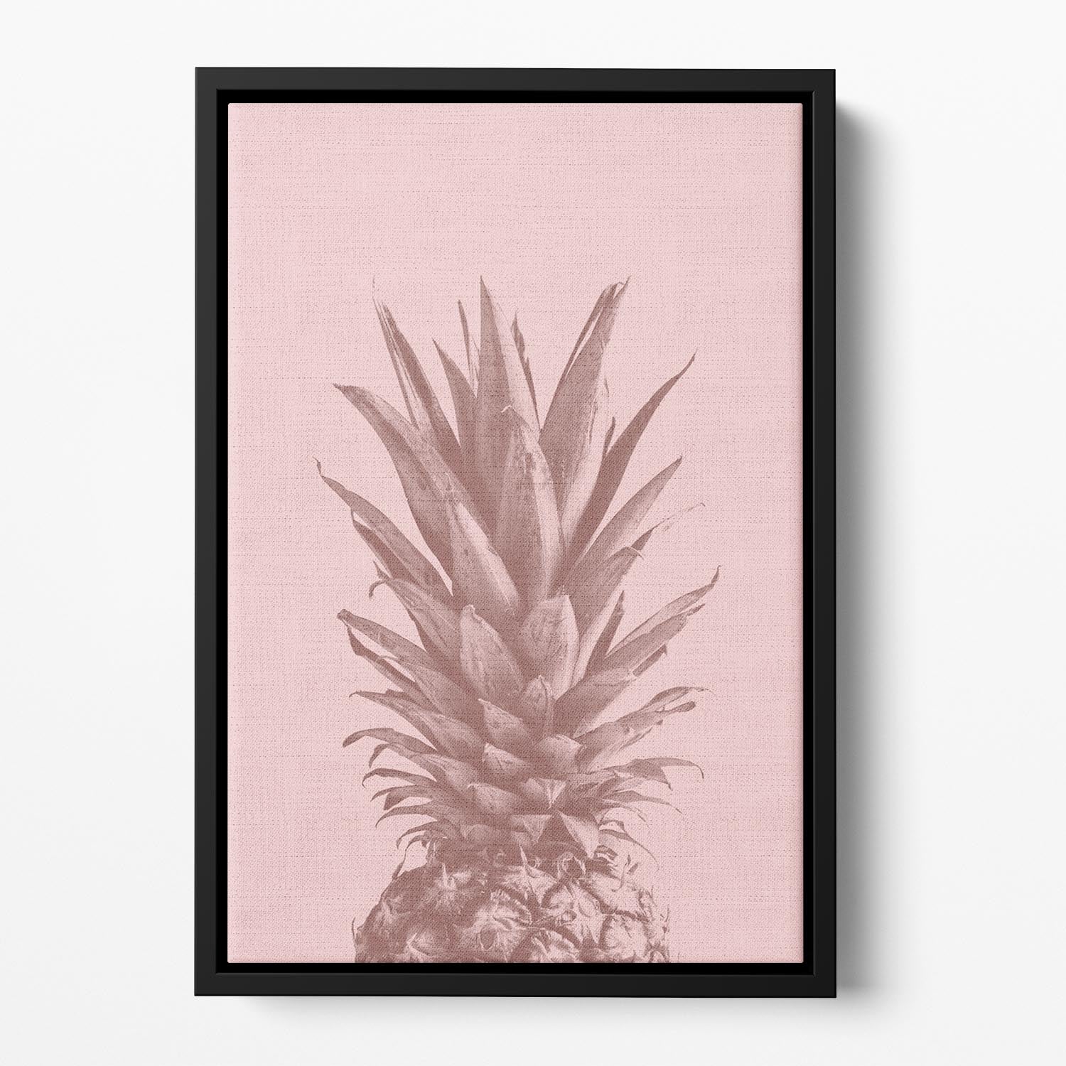 Pinapple Pink 05 Floating Framed Canvas - Canvas Art Rocks - 2