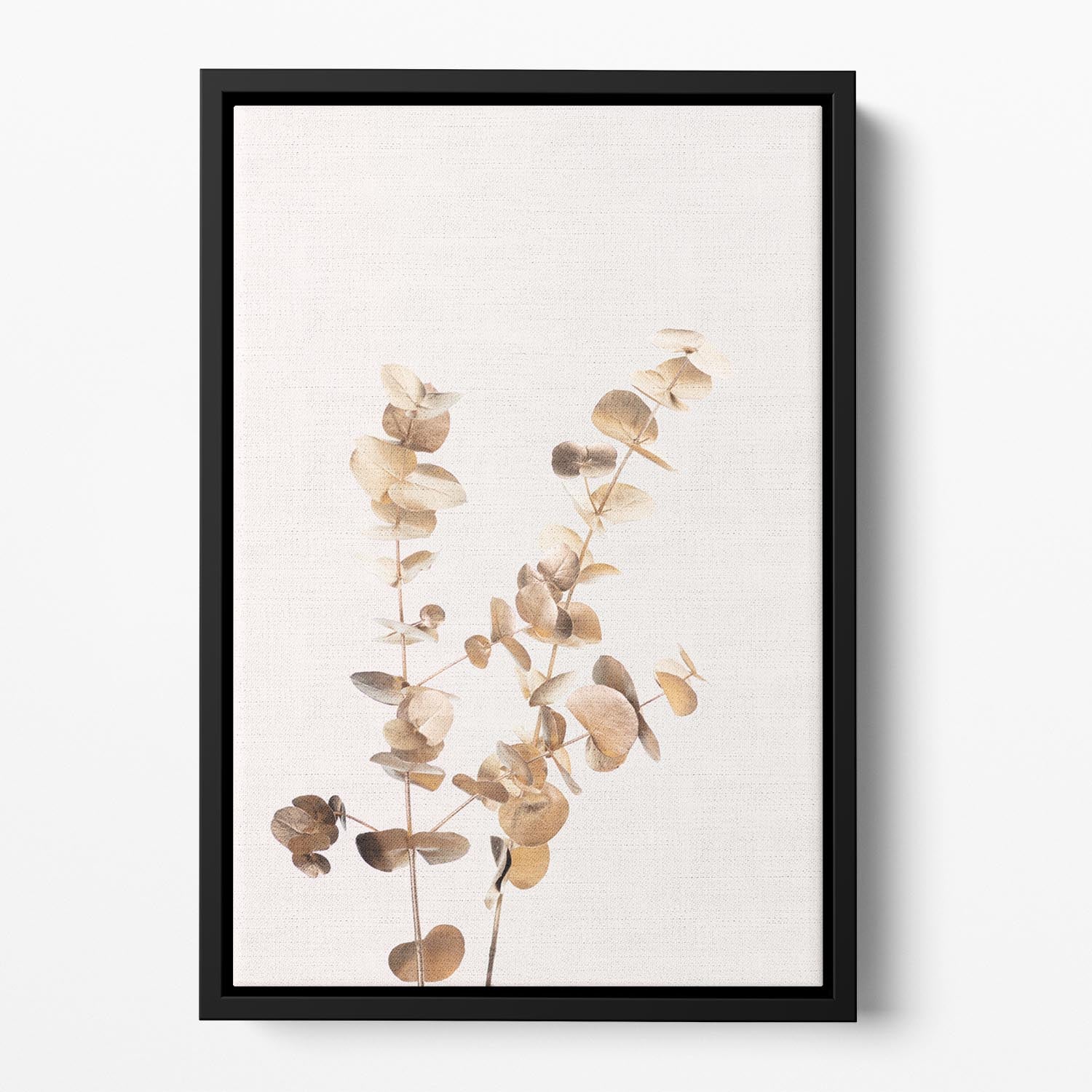 Eucalyptus Gold No 02 Floating Framed Canvas - Canvas Art Rocks - 2