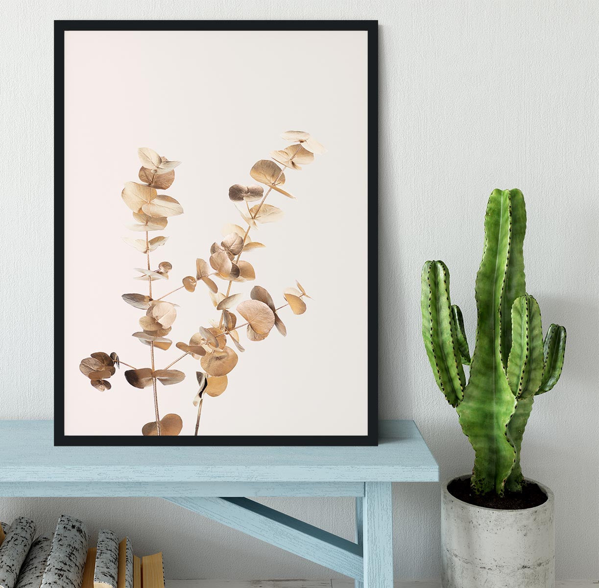 Eucalyptus Gold No 02 Framed Print - Canvas Art Rocks - 2