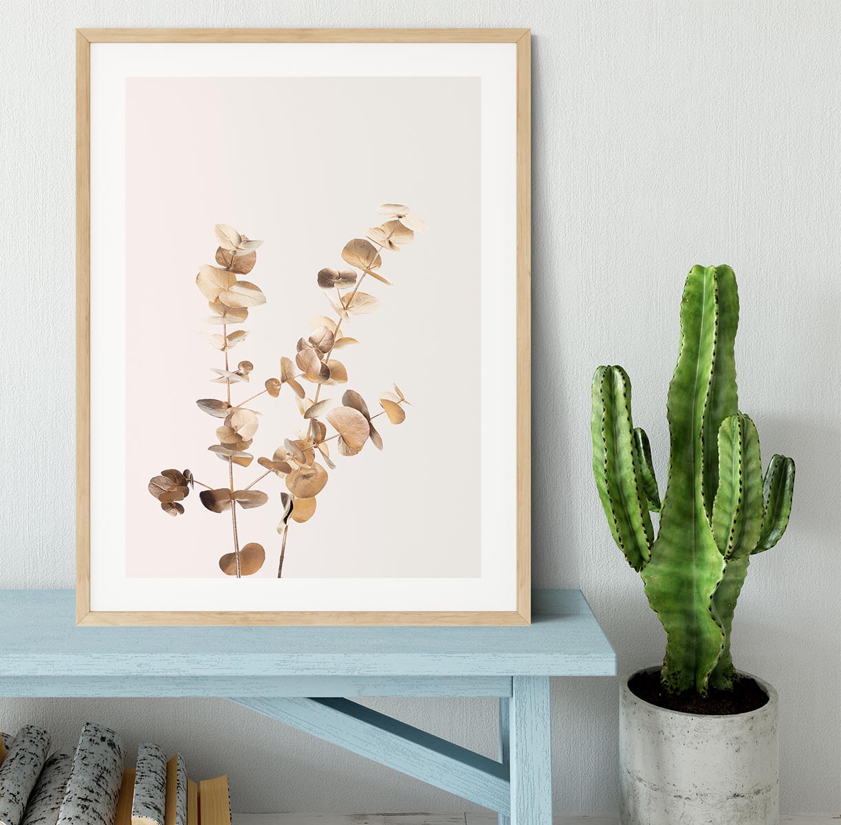 Eucalyptus Gold No 02 Framed Print - Canvas Art Rocks - 3