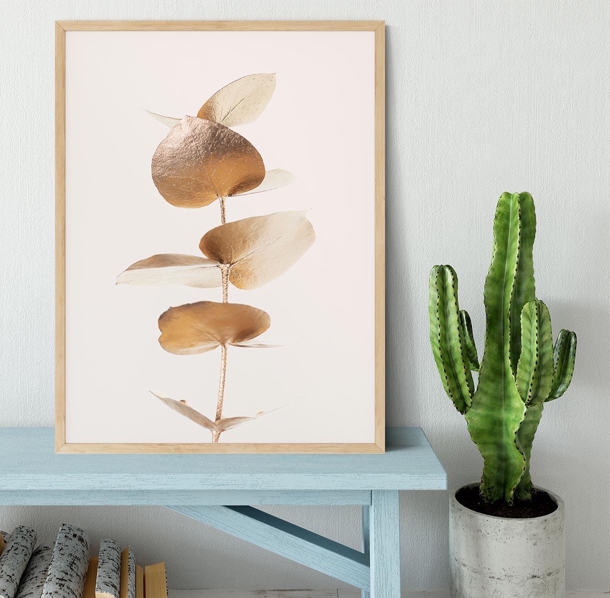 Eucalyptus Gold No 06 Framed Print - Canvas Art Rocks - 4