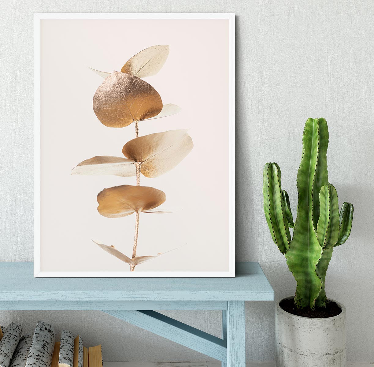 Eucalyptus Gold No 06 Framed Print - Canvas Art Rocks -6