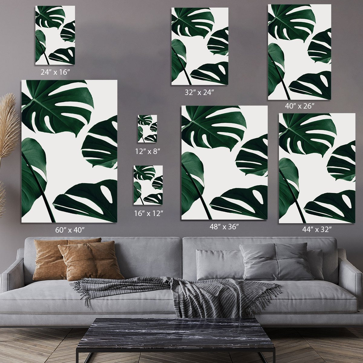 Monstera Natural 20 Canvas Print or Poster - Canvas Art Rocks - 7