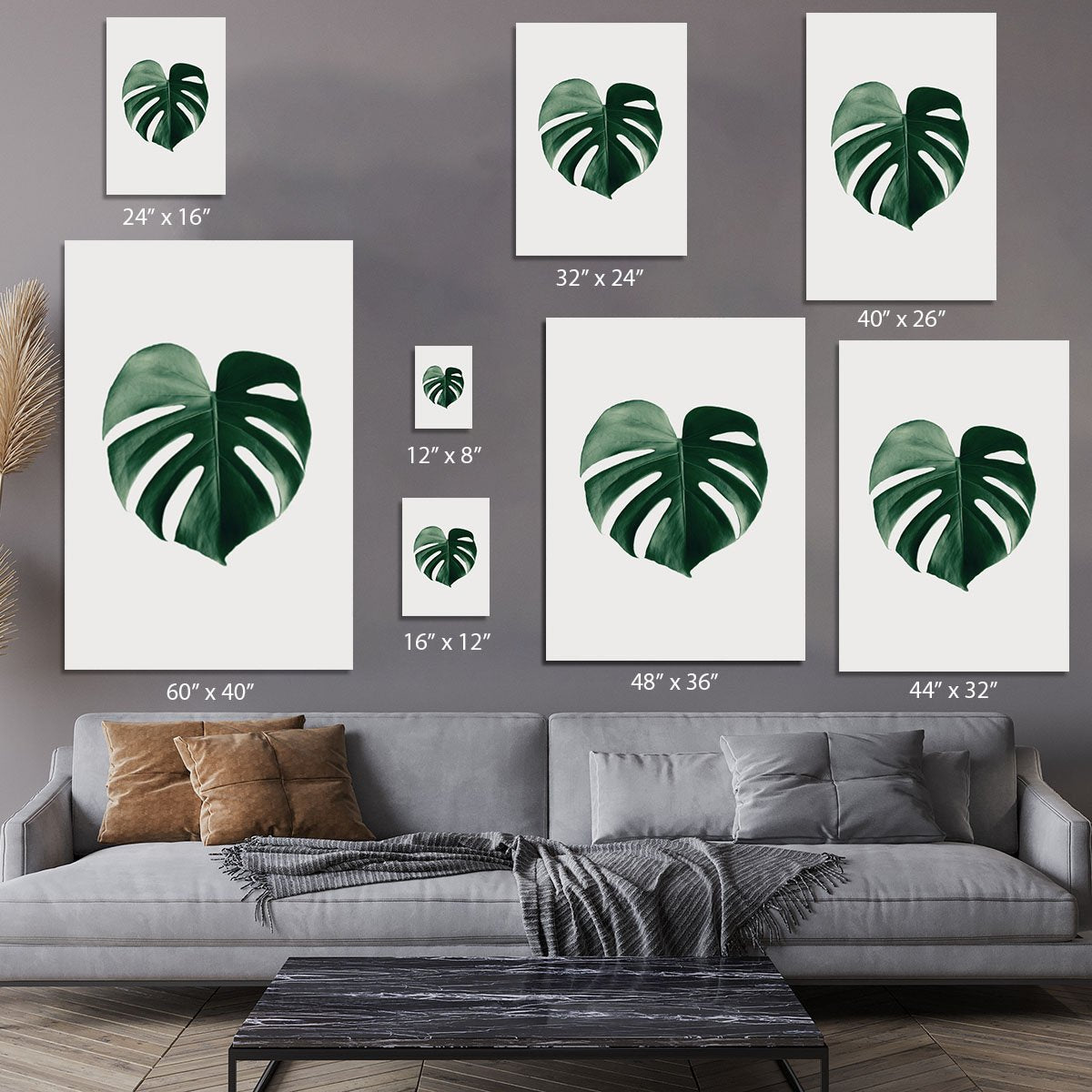 Monstera Natural 24 Canvas Print or Poster - Canvas Art Rocks - 7