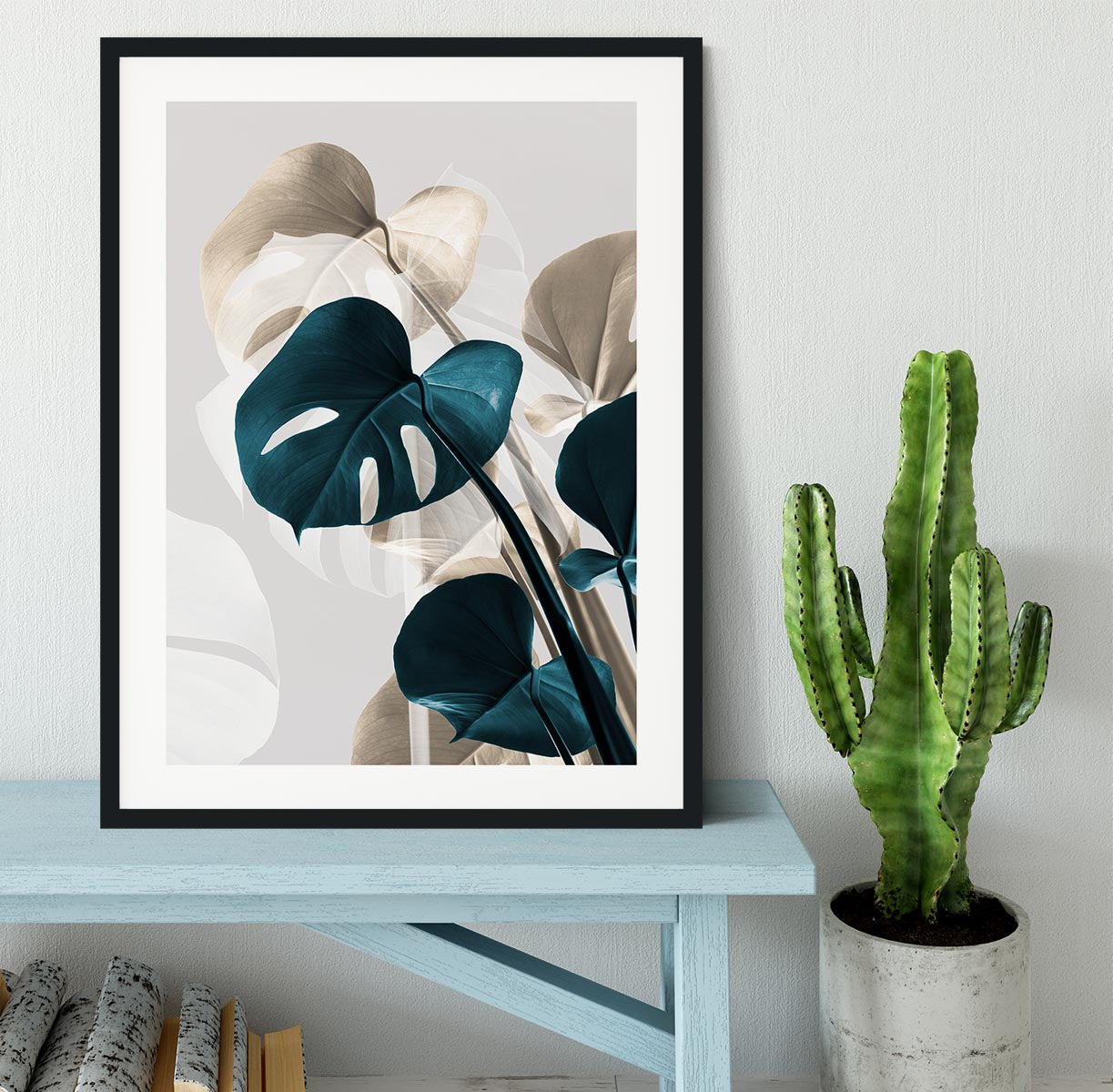 Monstera Creative 10 Framed Print - Canvas Art Rocks - 1