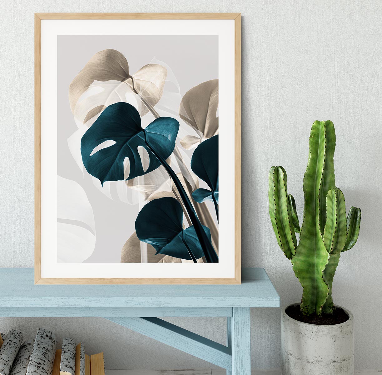 Monstera Creative 10 Framed Print - Canvas Art Rocks - 3