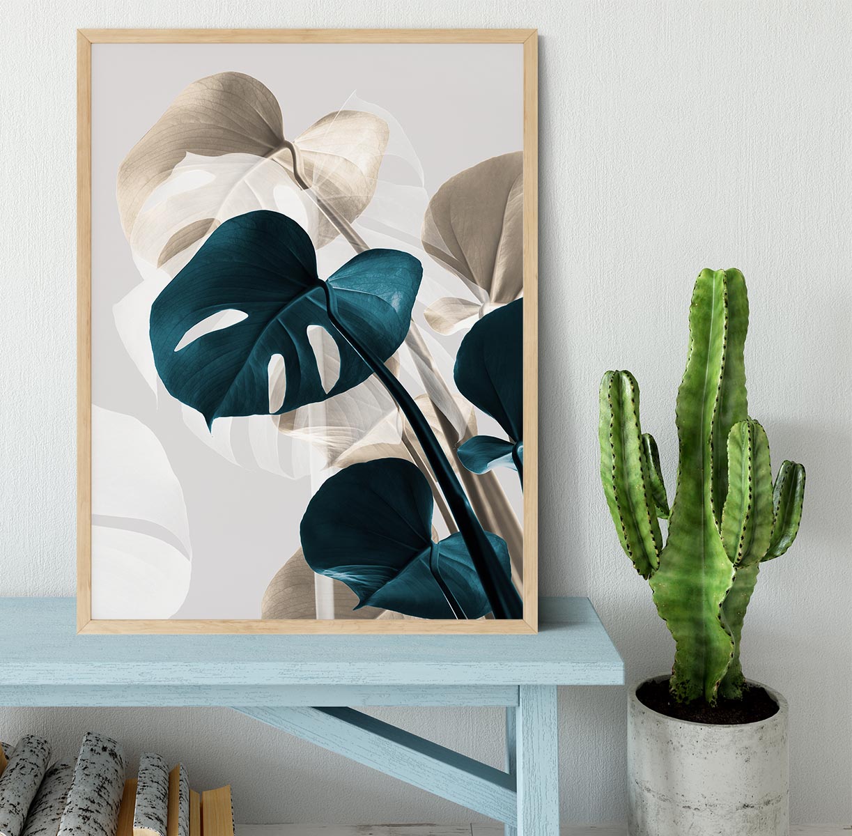 Monstera Creative 10 Framed Print - Canvas Art Rocks - 4