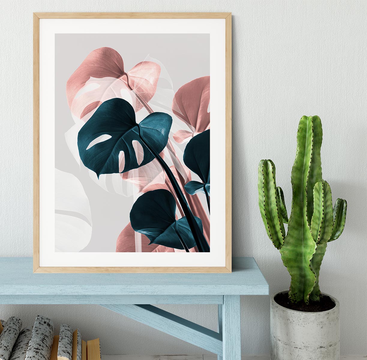 Monstera Creative 17 Framed Print - Canvas Art Rocks - 3