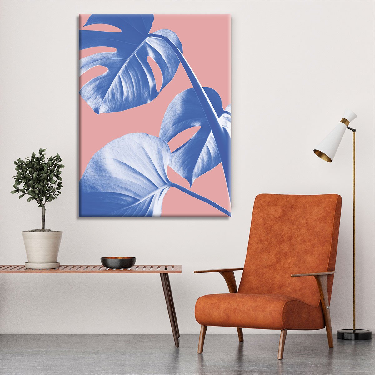Monstera Purple 05 Canvas Print or Poster - Canvas Art Rocks - 6