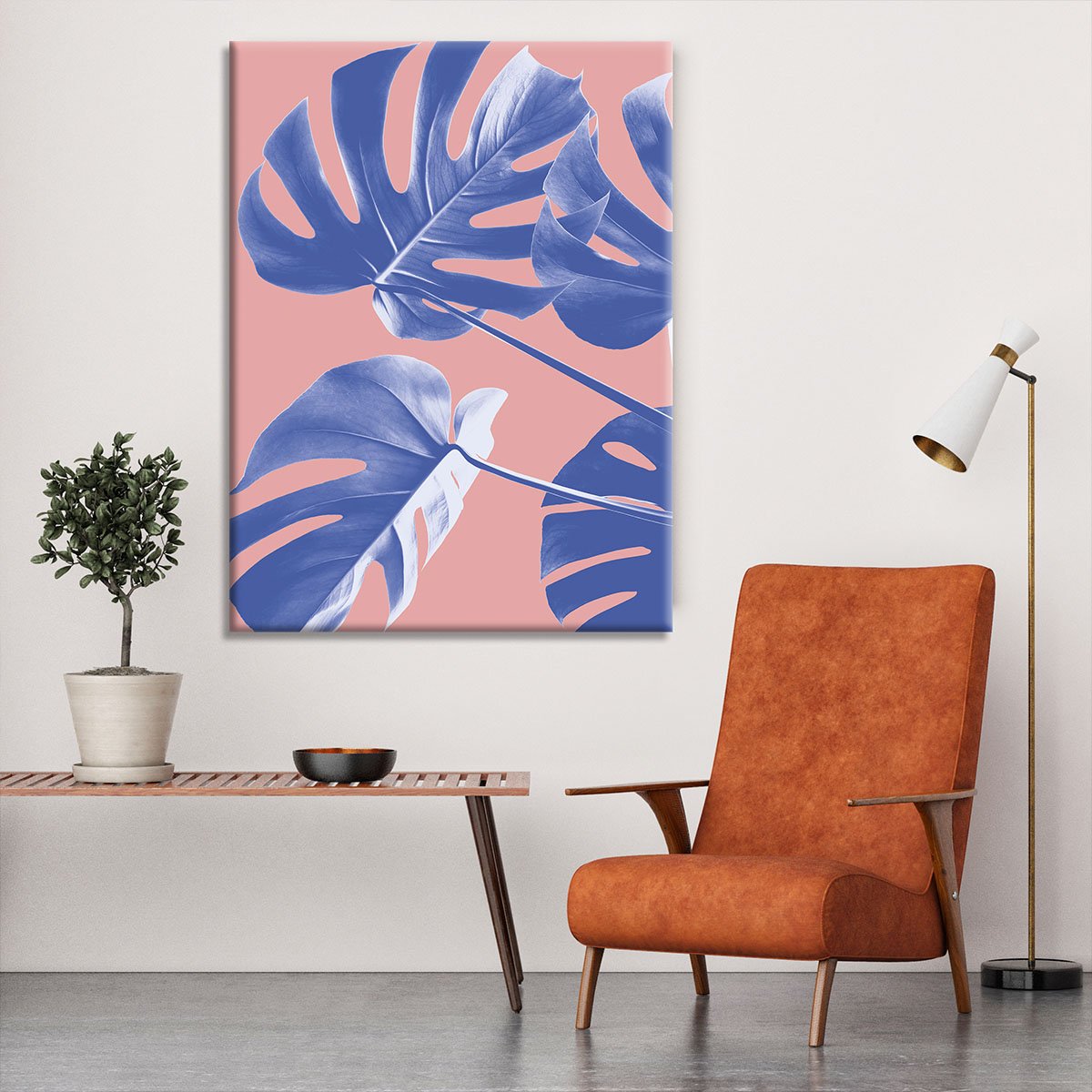 Monstera Purple 06 Canvas Print or Poster - Canvas Art Rocks - 6