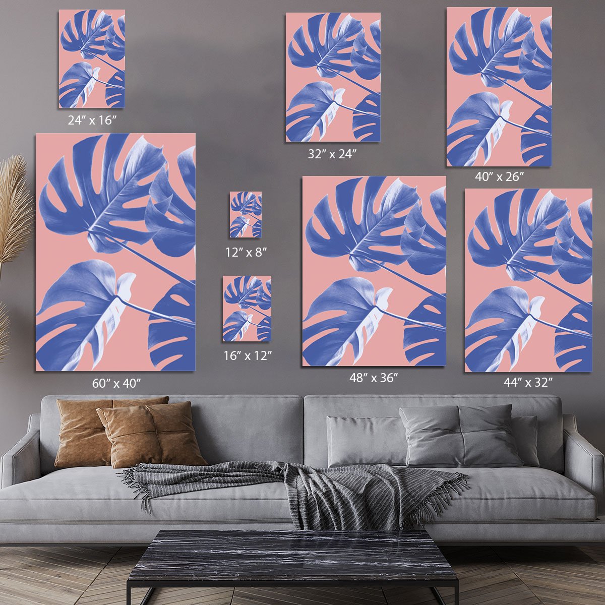 Monstera Purple 06 Canvas Print or Poster - Canvas Art Rocks - 7