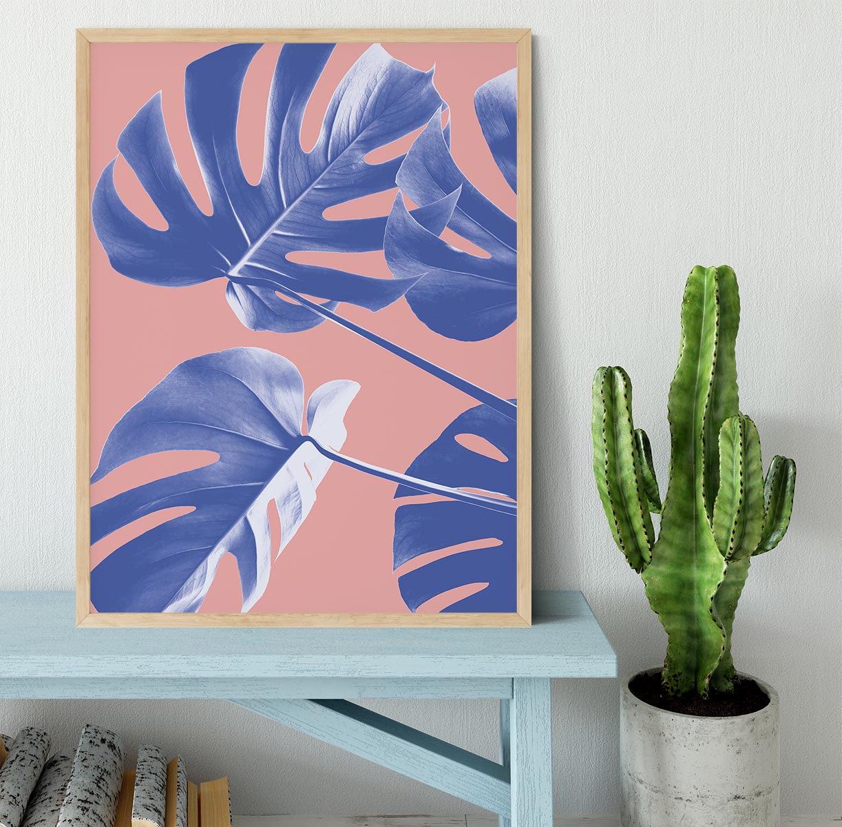 Monstera Purple 06 Framed Print - Canvas Art Rocks - 4