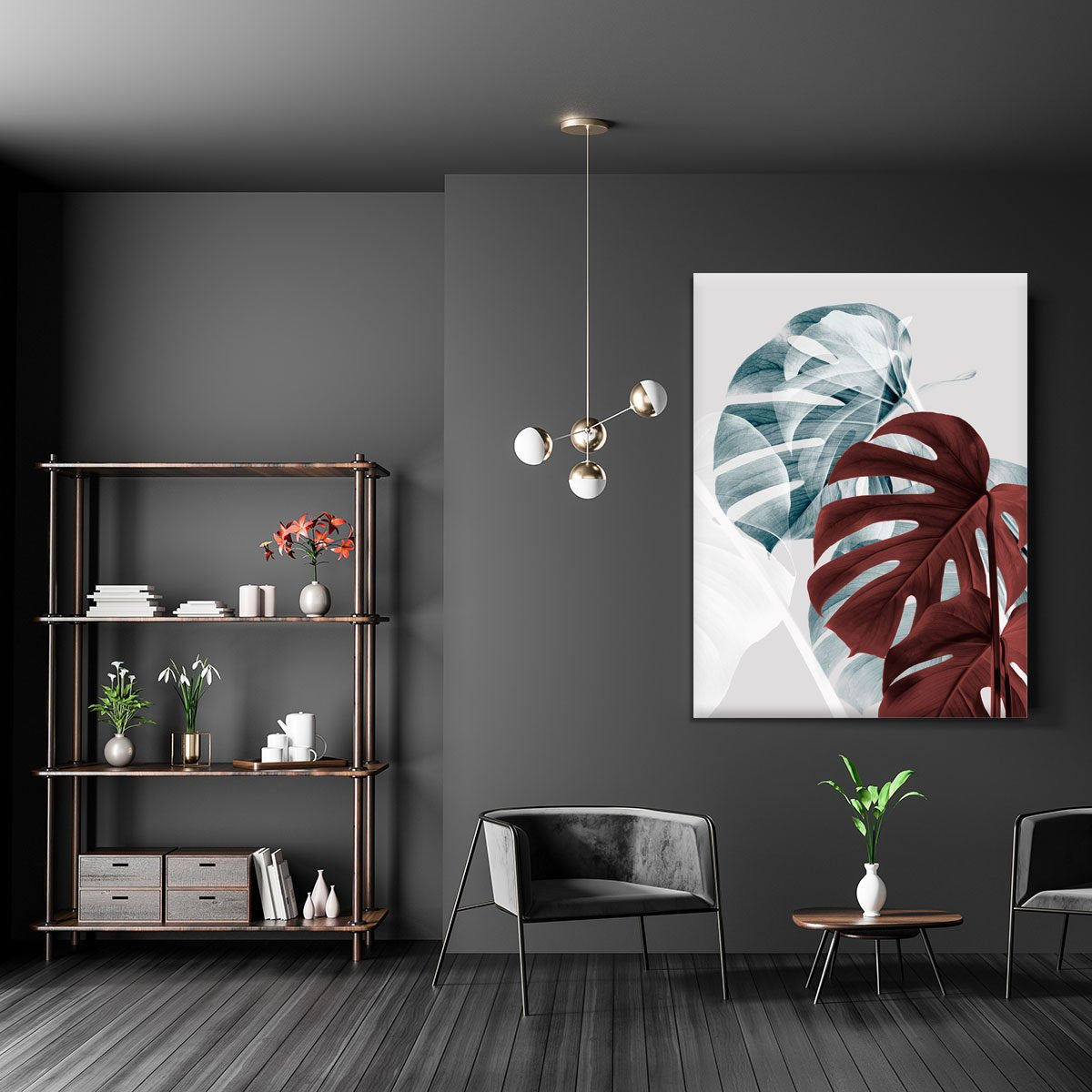 Monstera Creative 18 Canvas Print or Poster - Canvas Art Rocks - 5