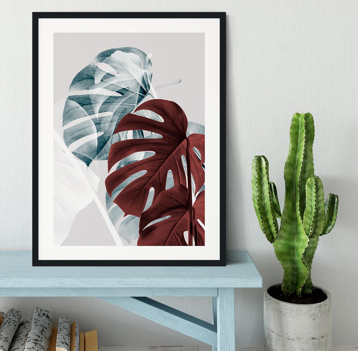 Monstera Creative 18 Framed Print - Canvas Art Rocks - 1