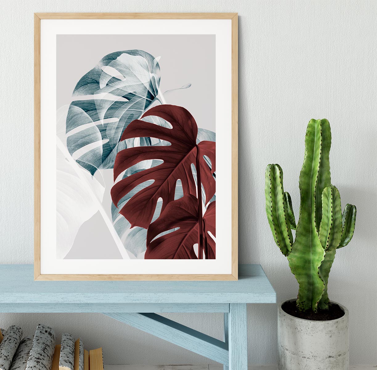 Monstera Creative 18 Framed Print - Canvas Art Rocks - 3