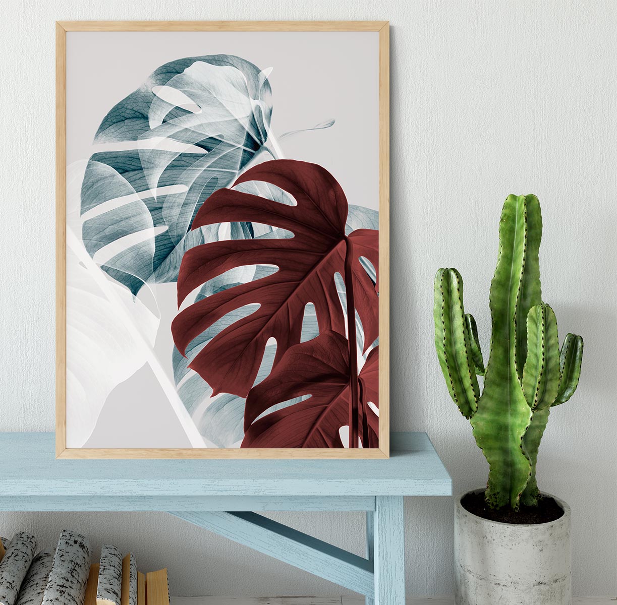 Monstera Creative 18 Framed Print - Canvas Art Rocks - 4